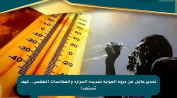 تحذير عاجل من ذروة الموجة شديدة الحرارة وانعكاسات الطقس.. كيف تستعد؟
